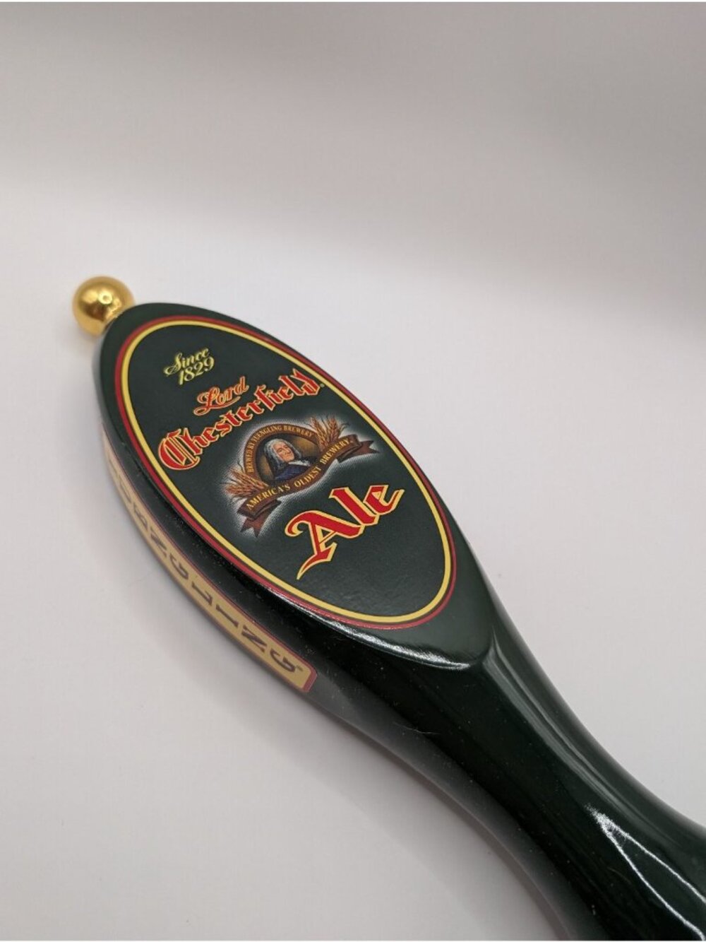 Yuengling Tap Handle Dark Green Gold Lord Chesterfield Ale Brewery Collectible - Picture 3 of 4